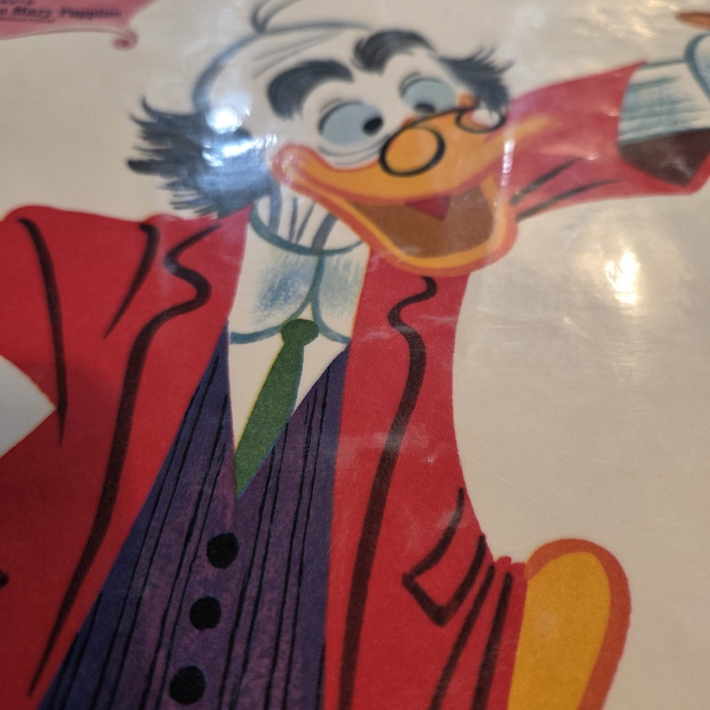 Set Of 4 Vintage Plastic Reversible Mickey Mouse And Friends Placemats - Picture 11 of 12